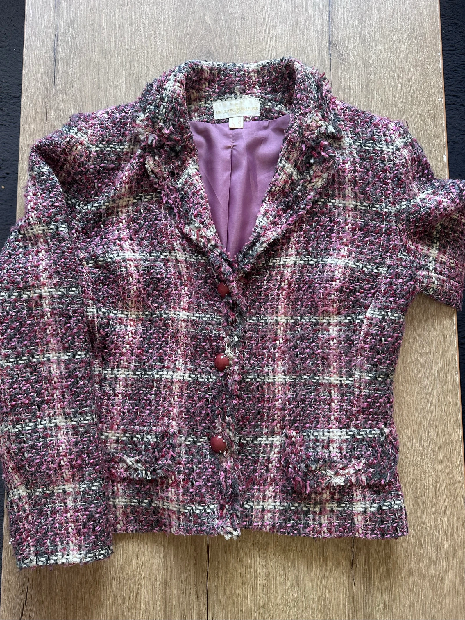 Chaqueta Blazer de alta gama Un Jour Ailleurs Paris – Talla 40 – Excelente estado – photo 12